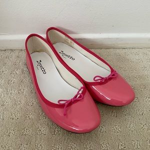 Repetto Hot Pink Ballerina Flats